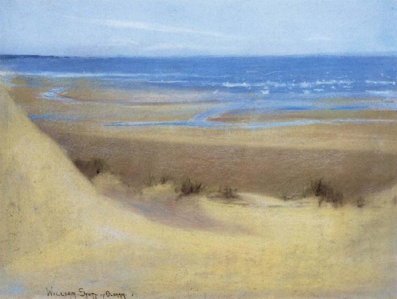William Stott of Oldham Sparking Sea France oil painting art
